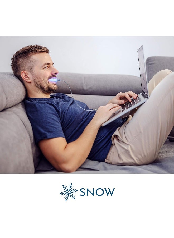 SNOW Teeth Whitening Kit with LED Light, 3 Whitening Wands, LED Mouthpiece, Shade Guide, Complete at-Home Teeth Whitener System - Image 5